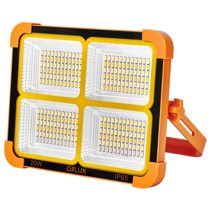 Прожектор Delux REL-1041 ( 3.7V 8000mAh) 288 LED 20Вт IP65 Фото