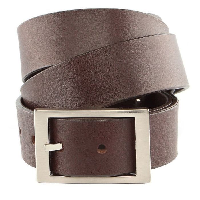 Ремень Grande Pelle Кожаный Коричневый Фото