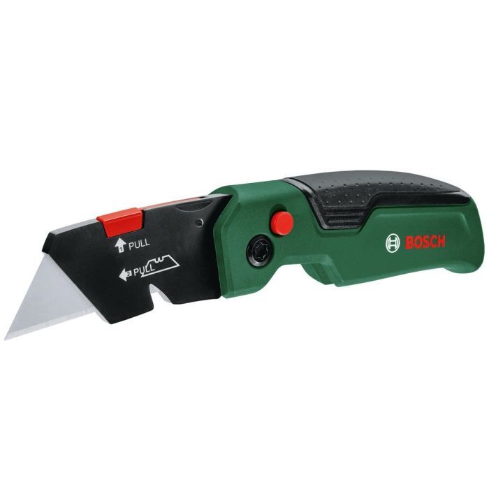 Нож монтажный Bosch строительный трапециевидный, корпус двухкомпонентн Фото