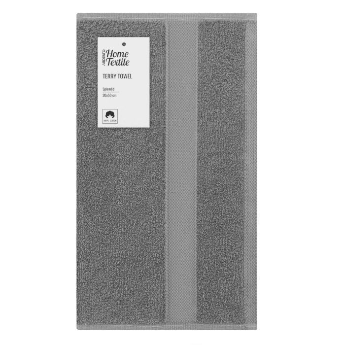 Полотенце Ardesto Splendid 100% хлопок, серый 50х90 см Фото