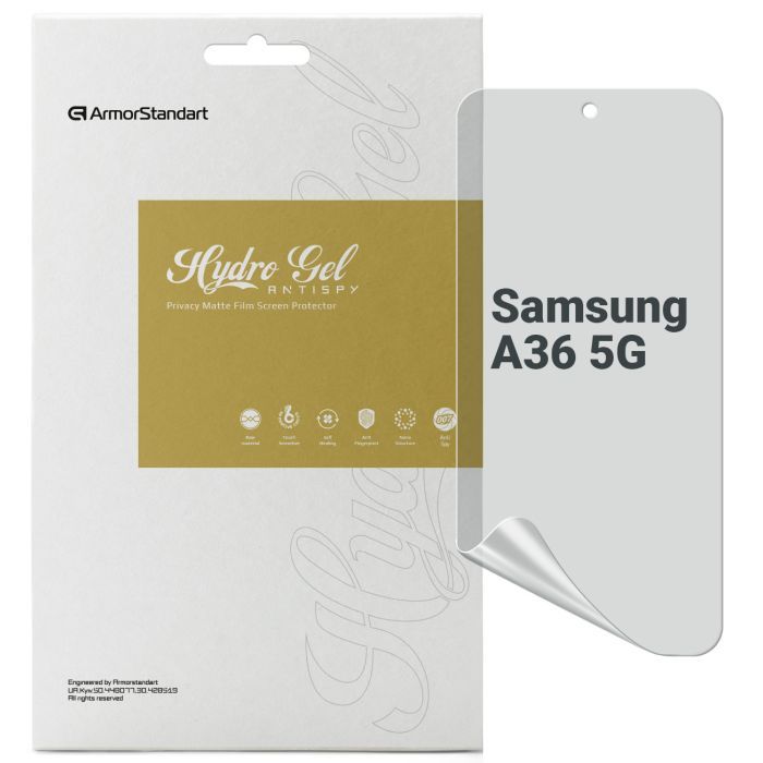 Пленка защитная Armorstandart Anti-spy Samsung A36 5G Фото
