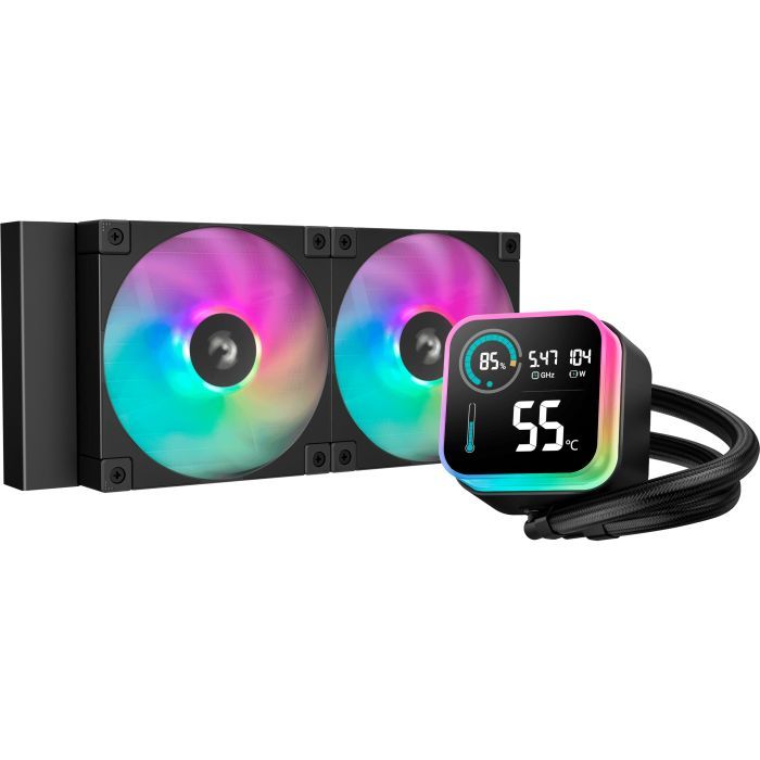Система жидкостного охлаждения Deepcool LQ240 Black Фото