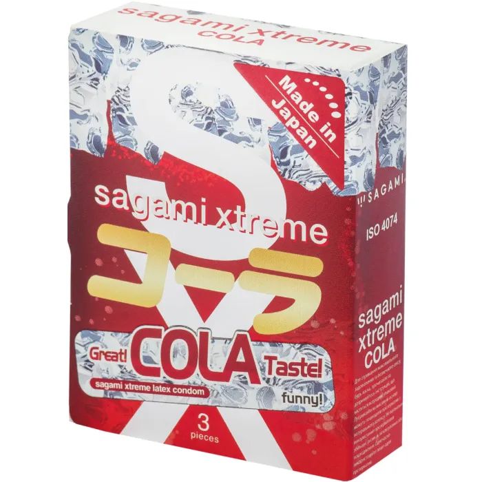 Презервативы Sagami Xtreme Cola С ароматом колы 3 шт. Фото