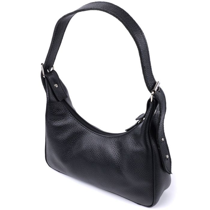 Сумка Shvigel Из зернистой натуральной кожи Черная Фото