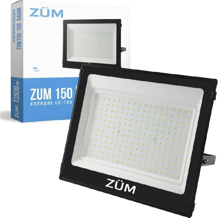 Прожектор Євросвітло ZUM F02-150 6400K Фото