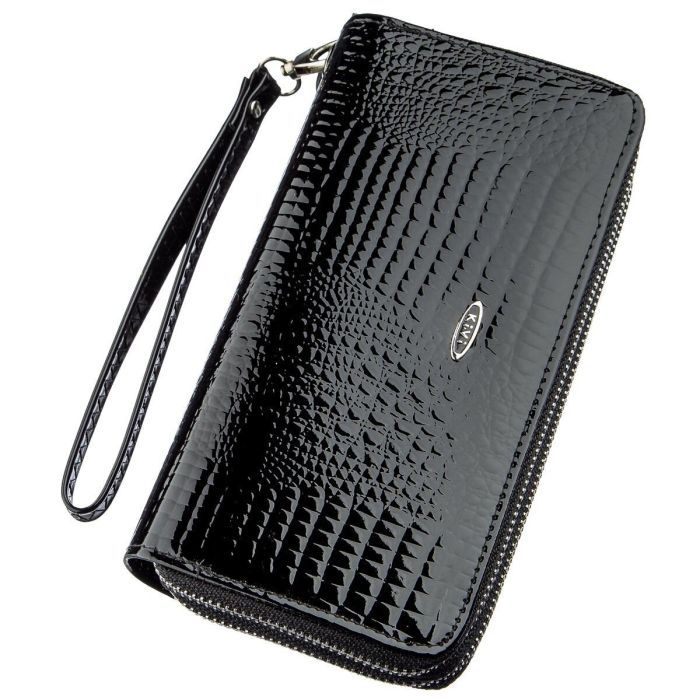 Кошелек Kivi Из экокожи Черный Фото