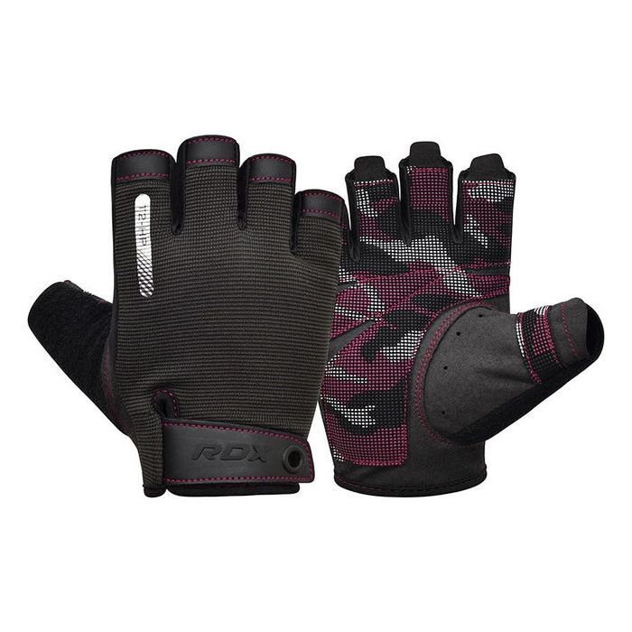 Перчатки для фитнеса RDX T2 Half Pink M Фото