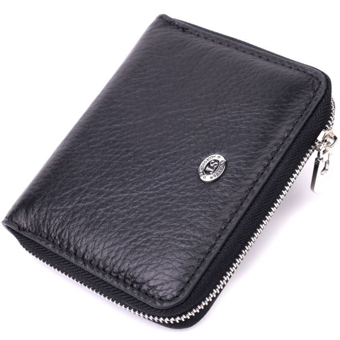 Кошелек ST Leather Кожаный Черный Фото