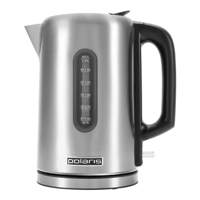 Электрочайник Polaris PWK 17101CA Water Way Pro Сталевий Фото