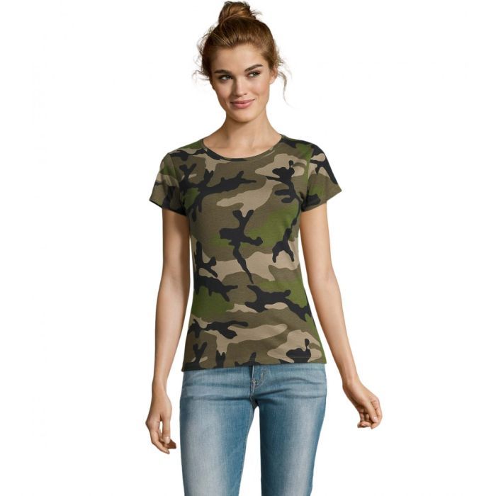 Футболка Sol's Camo women камо XXL Фото