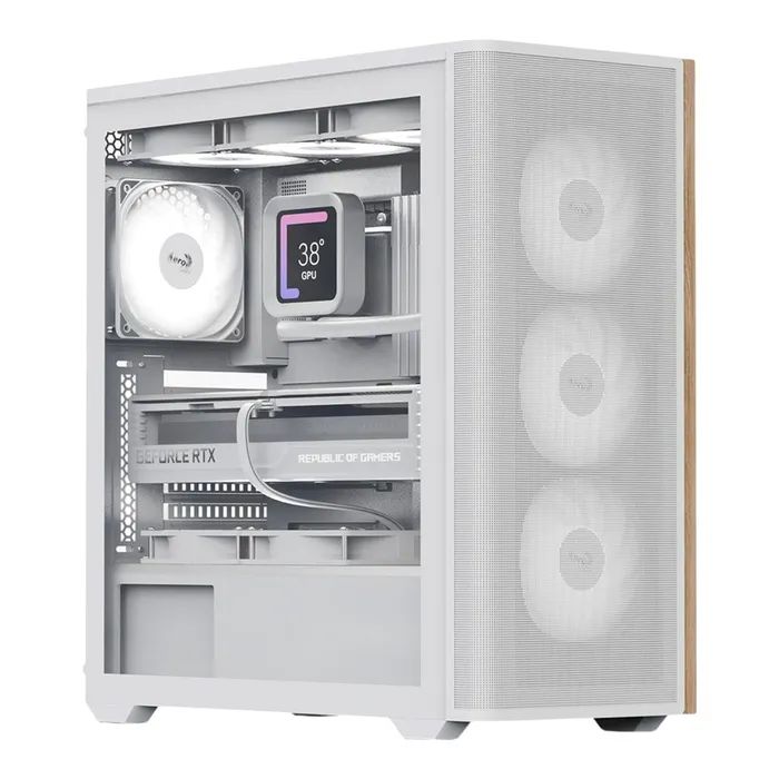 Корпус для ПК AeroCool D501A-G-WT-v2 White Фото