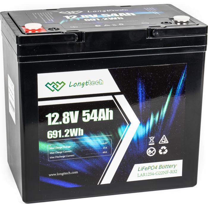Батарея LiFePo4 Longttech 12.8V - 54Ah Фото