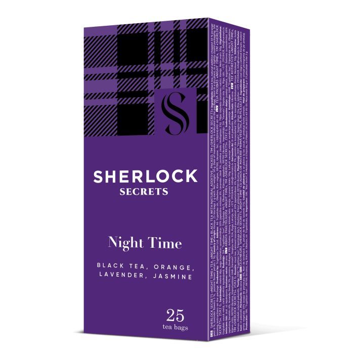 Чай Sherlock Secrets Night Time чорний 25х2 г Фото