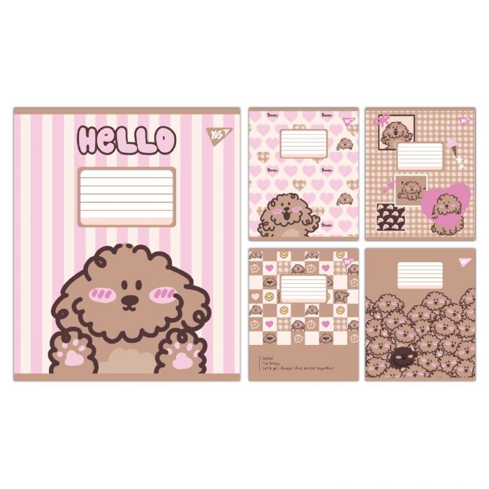 Тетрадь Yes Hello Puppy А5 18 листов клетка Фото