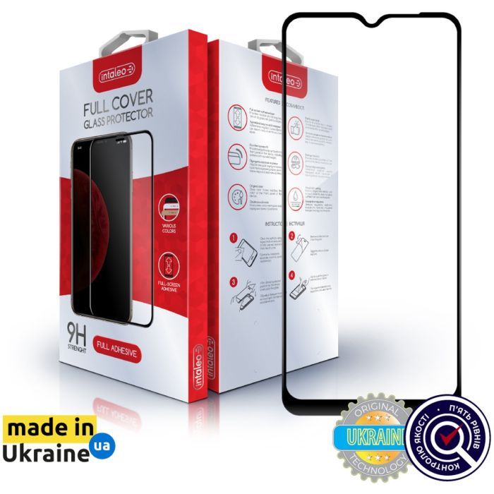 Стекло защитное Intaleo Full Glue Oppo A38 4G Black Фото
