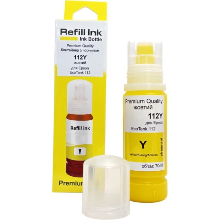 Чернила Premium Quality Epson 112Y 70мл Yellow Фото