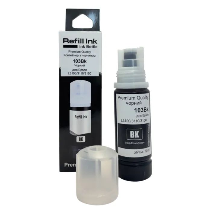 Чернила Premium Quality Epson 103Bk 70мл Black Фото