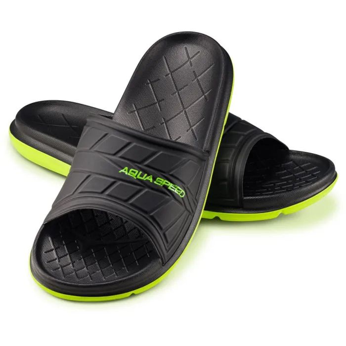 Шлепанцы Aqua Speed Aspen 534-07 чорний, жовтий 39 Фото