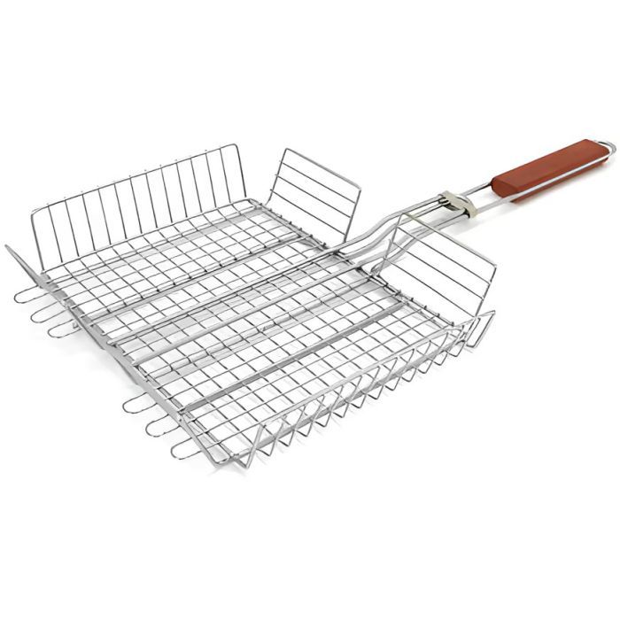 Решётка для гриля Voltronic з високим бортом 33x26.5x58 см Фото