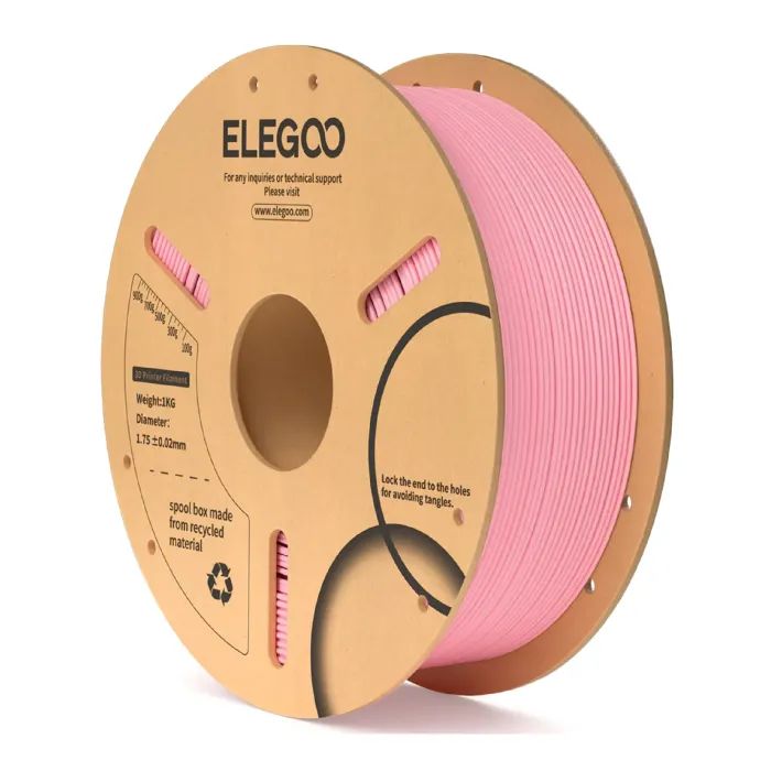 Пластик для 3D-принтера ELEGOO PLA 1кг, 1.75мм, pink Фото