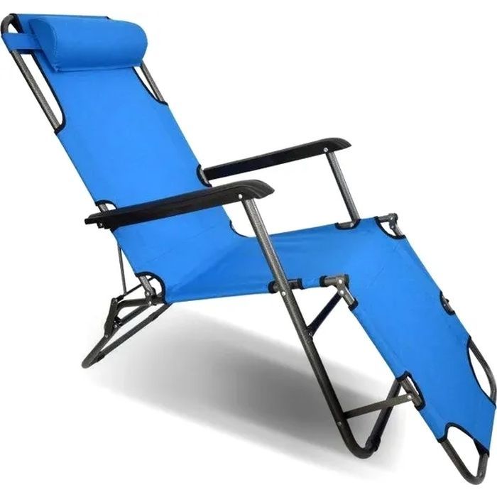 Кресло складное Voltronic 1780х600х800мм, Blue Фото