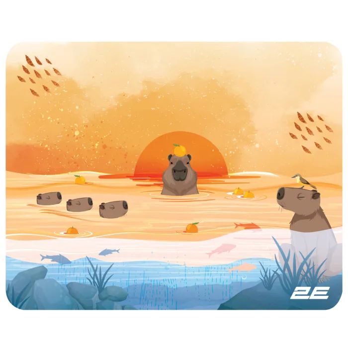 Коврик для мышки 2E Capybarra S Yellow Фото