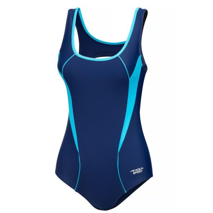 Купальник Aqua Speed Kate 413-24 темно-синій, бірюзовий 38 Фото