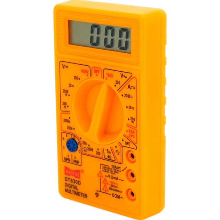 Цифровой мультиметр HAOYUE DT-830D, щупи, Box Фото