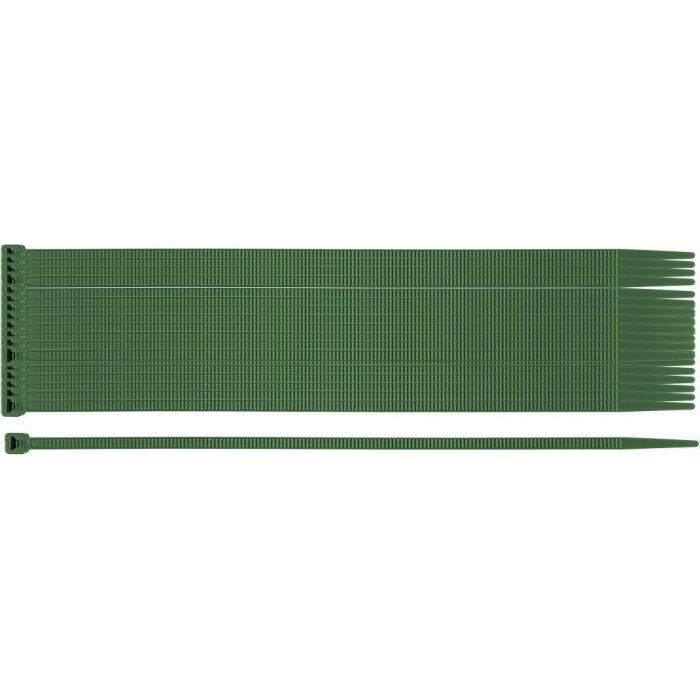 Стяжка Neo Tools 50шт, пластик, 3.6х200мм, зеленая Фото