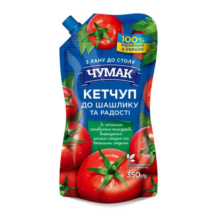 Соус Чумак Кетчуп до шашлику 350 г Фото