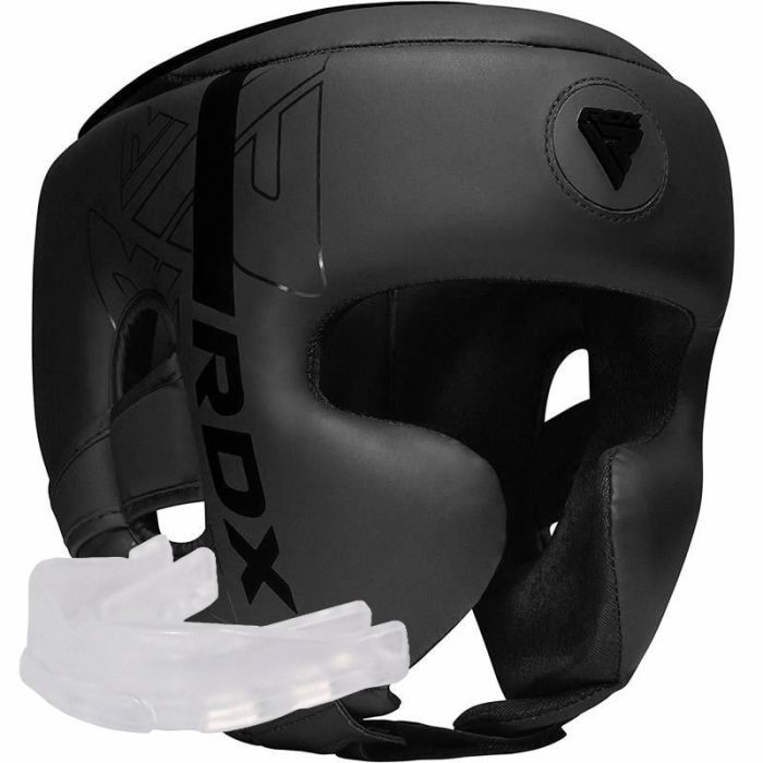 Боксерский шлем RDX F6 Kara Matte Black M Фото