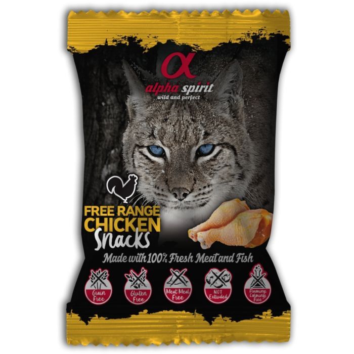 Лакомство для котов Alpha Spirit Chicken Snacks 50 г Фото