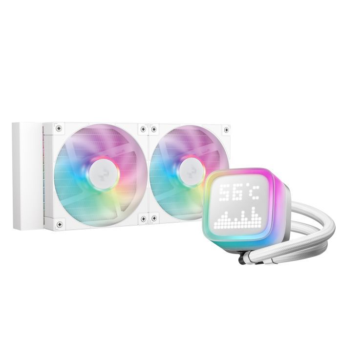Система жидкостного охлаждения Deepcool LP240 ARGB White Фото