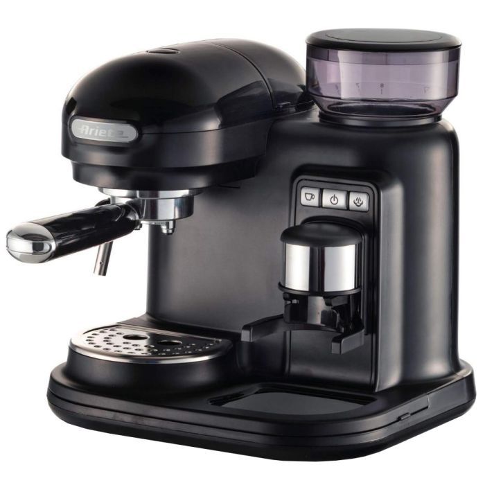 Рожковая кофеварка эспрессо Ariete 1318 Espresso Moderna Black Фото