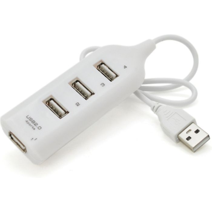 Концентратор Voltronic USB 2.0 to 4xUSB white Фото