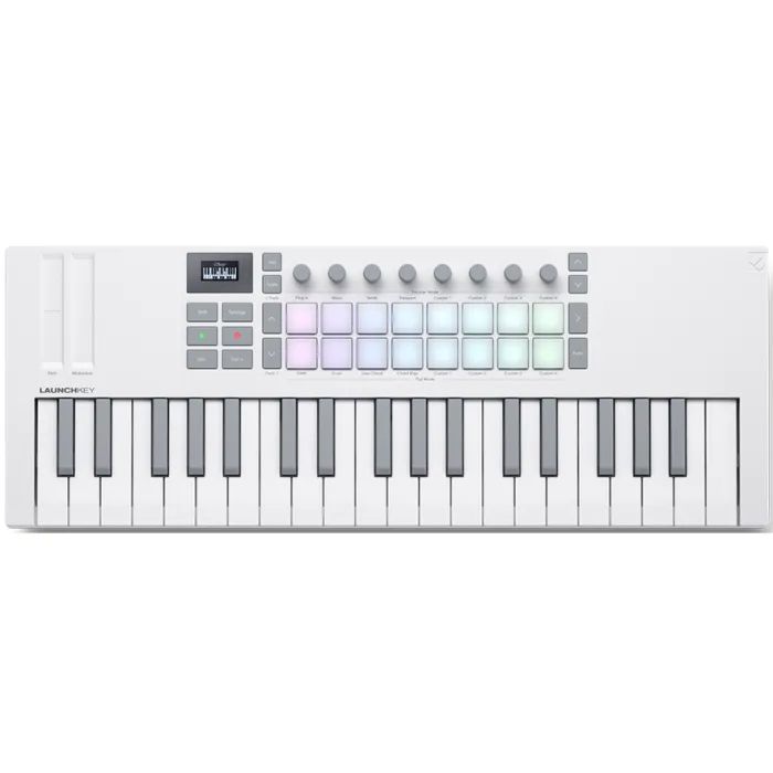 MIDI-клавиатура Novation Launchkey Mini 37 MK4 White Edition Фото
