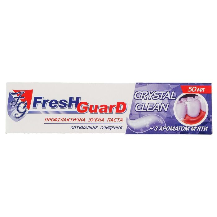Зубная паста Fresh Guard Crystal Clean 50 мл Фото