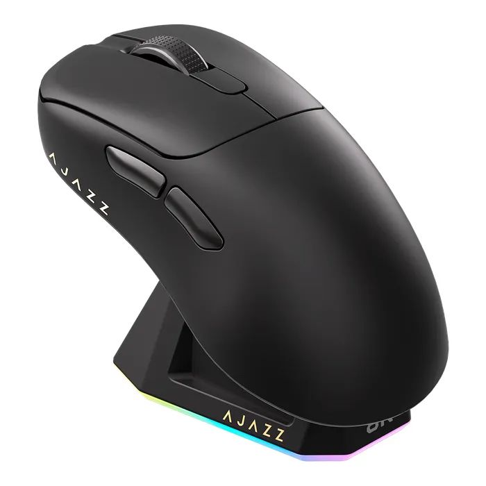 Мышка Ajazz AJ179PRO Wireless/Bluetooth/USB Charging Dock Blac Фото