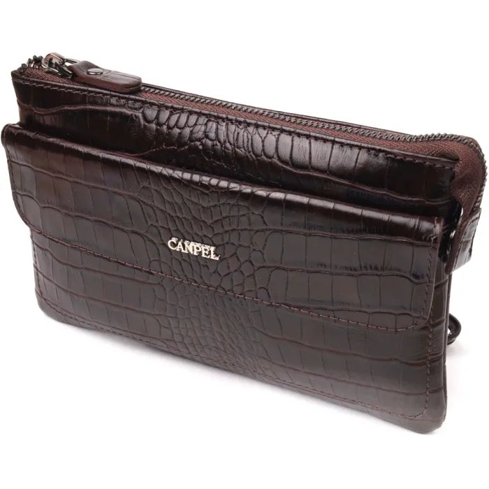 Сумка Canpellini Из натуральной кожи Коричневая Фото