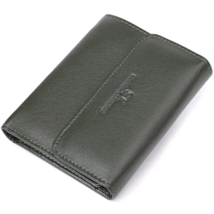 Кошелек ST Leather Из натуральной кожи Зеленый Фото
