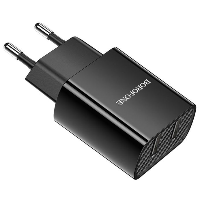 Зарядное устройство BOROFONE BA53A 2xUSB 10.5W black Фото