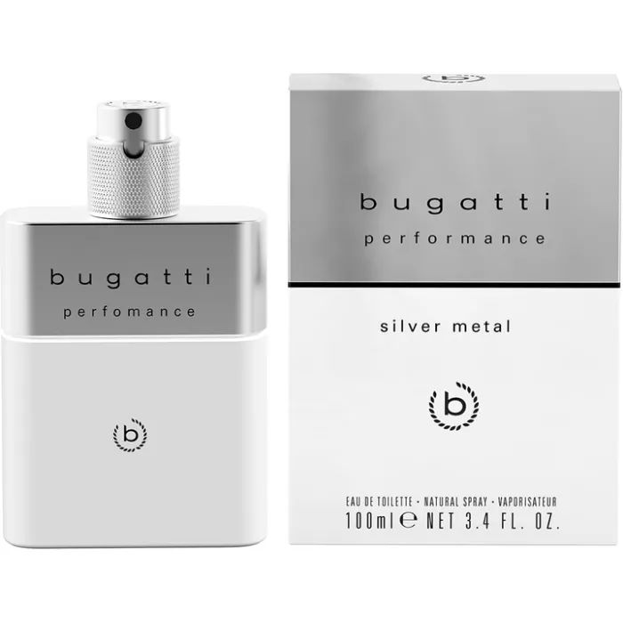 Туалетная вода Bugatti Perfomance Silver Metal 100 мл Фото