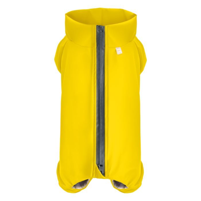 Дождевик для животных WAUDOG Clothes водонепроницаемый M45 желтый Фото