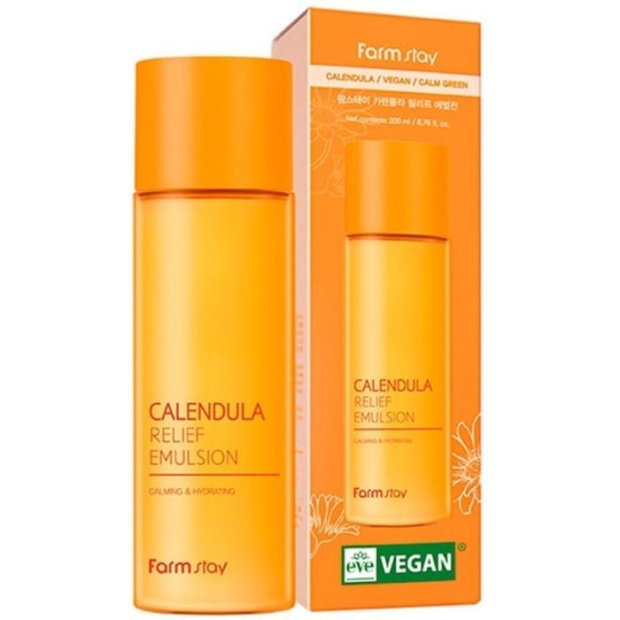 Эмульсия для лица FarmStay Calendula Relief Emulsion 200 мл Фото