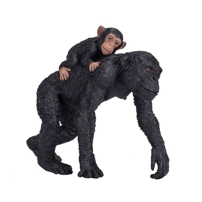 Фигурка Mojo Шимпанзе с малышом Фото