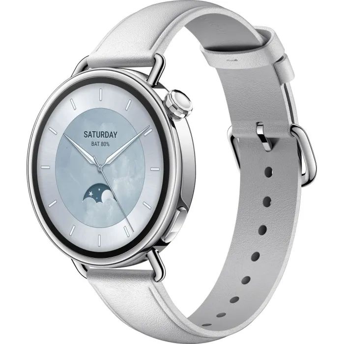 Смарт-часы Xiaomi Watch S4 41mm Leather Strap Білий BHR07VUGL Фото