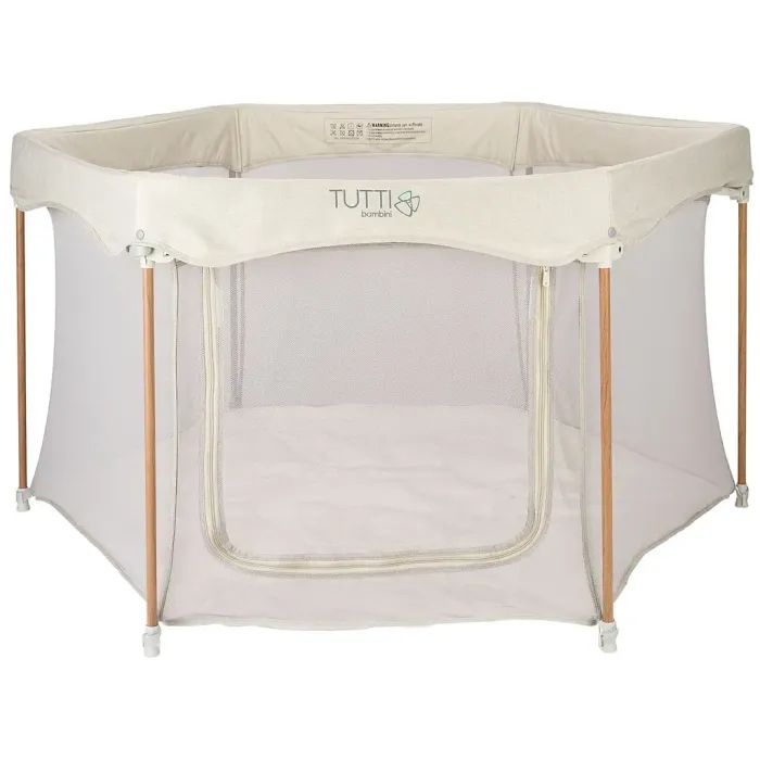 Детский манеж Tutti Bambini Hexa бежевый Фото