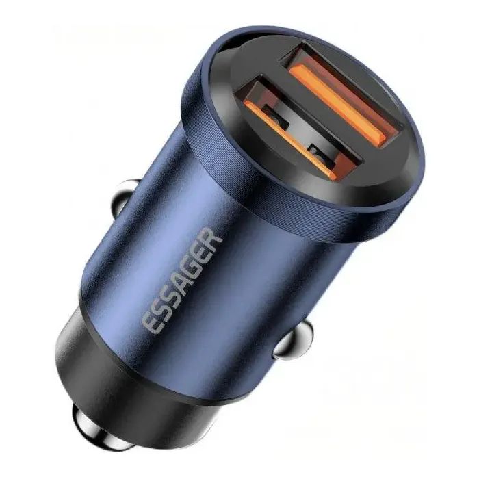 Зарядное устройство Essager 2xUSB 30W blue Фото
