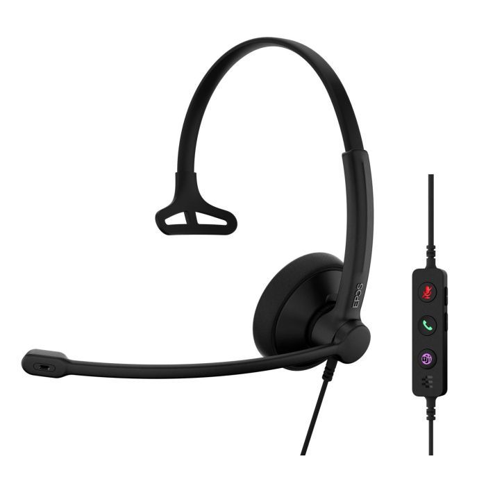 Наушники Epos Impact 100 MS Mono USB-C+A Black Фото