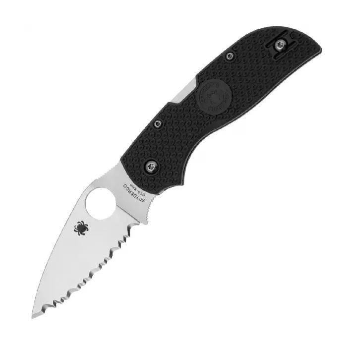 Нож Spyderco Chaparral CTS XHP FRN Serrated Grey Фото